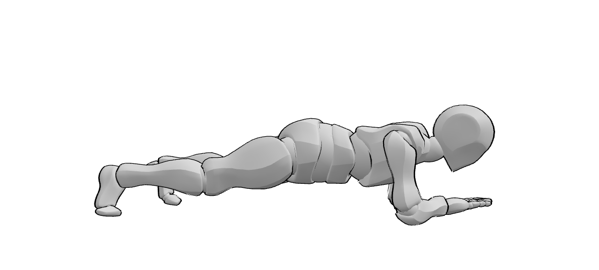 Plank esercizio schiena